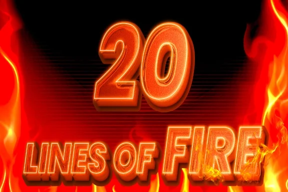 Capa do slot 20 Lines of Fire